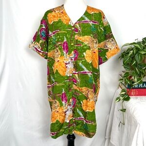 Vintage Floral Sleep Dress